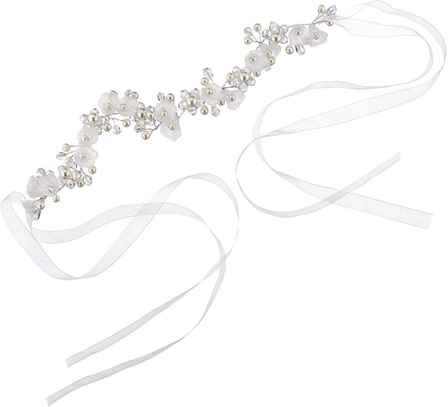 A&A Haarband mit großen Perlen und Glaskugeln