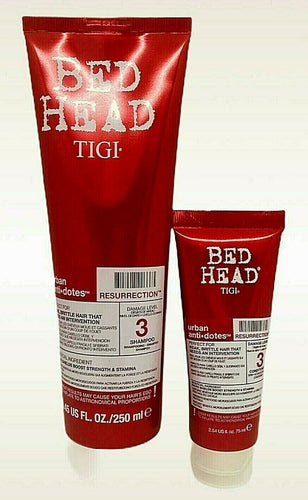 TIGI Bed Head  Resurrection Shampoo 250ml+Conditioner 75ml
