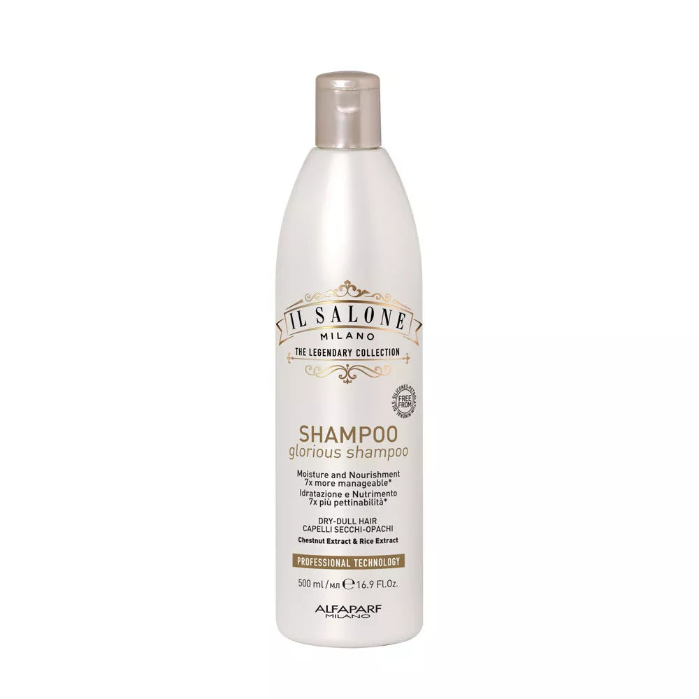 Alfaparf Milano Il Salone Milano Glorious Shampoo mit ernährender Wirkung für beschädigtes Haar (500ml)