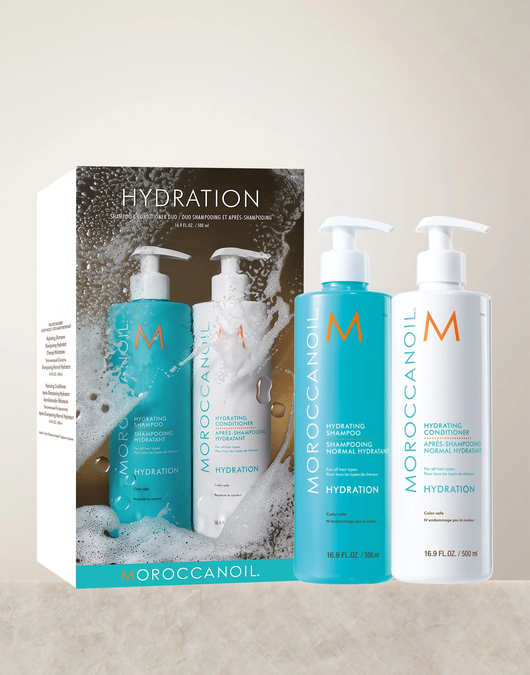 Moroccanoil shampoo and popular conditioner set