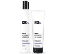 Lade das Bild in den Galerie-Viewer, KIS Smooth KeraMoist Shampoo 300ml+Treatment 150ml
