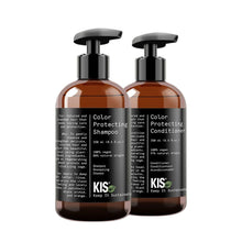Lade das Bild in den Galerie-Viewer, Kis Color Protecting  Duoset  Shampoo 250ml Conditioner 250ml  Vegan 100%
