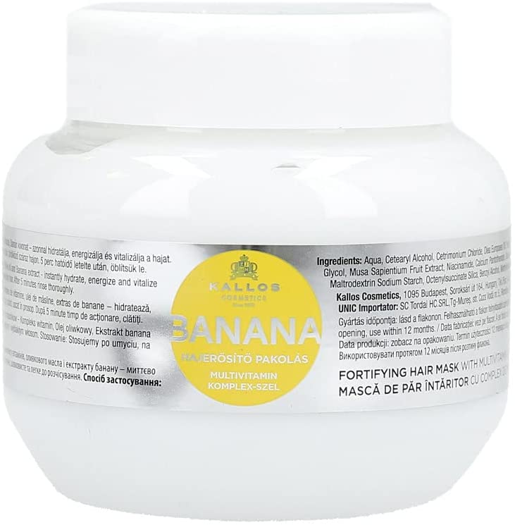 Kallos Banana Maske mit Multivitamin-Komplex 250 ml