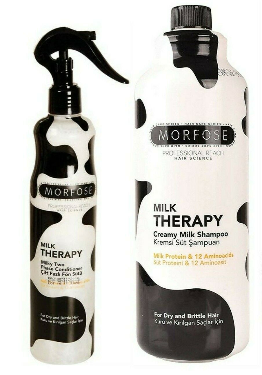 Morfose Milk Therapy Shampoo 1000 ml 2 Phase Conditioner 400 ml