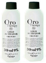Lade das Bild in den Galerie-Viewer, FANOLA ORO PURO Therapy Gold Activator - Developer 9% - 30 Vol  2x 150 ml
