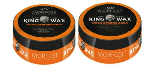Morfose King Wax Mega Strong Aqua 2x175 ml