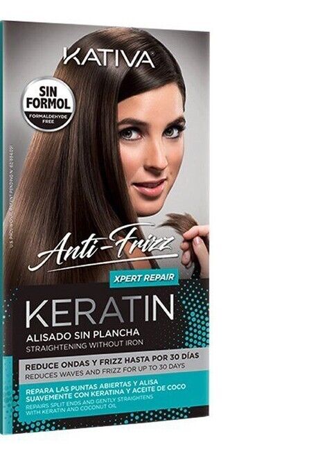 Kativa Anti-Frizz Keratin Xpert Repair - Keratin-Haarglättungsset