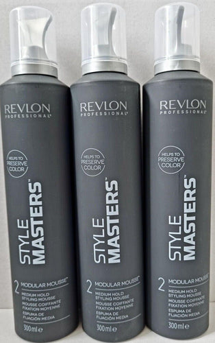 Revlon Style Masters Modular Styling Mousse 3x300 ml