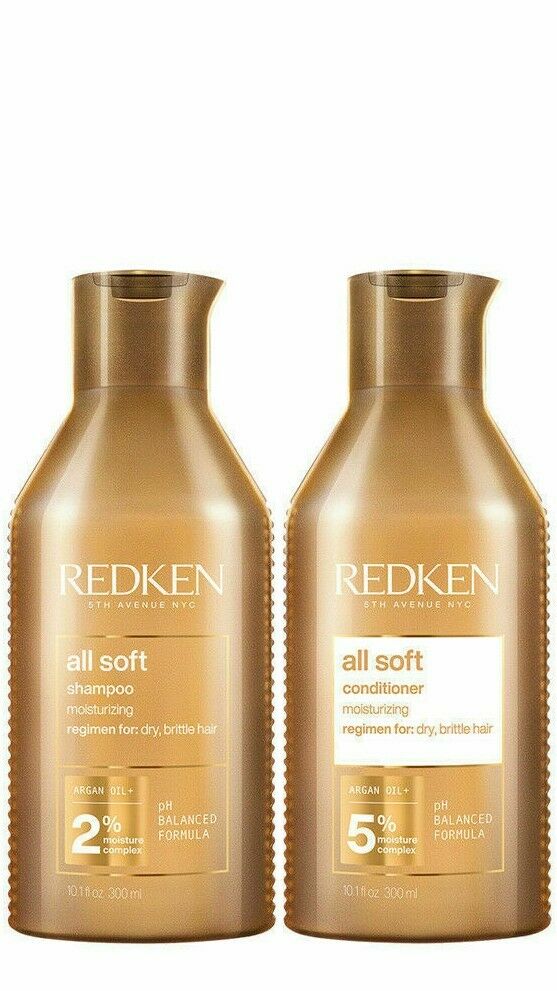 Redken All Soft Set (Shampoo 300ml + Conditioner 300ml)