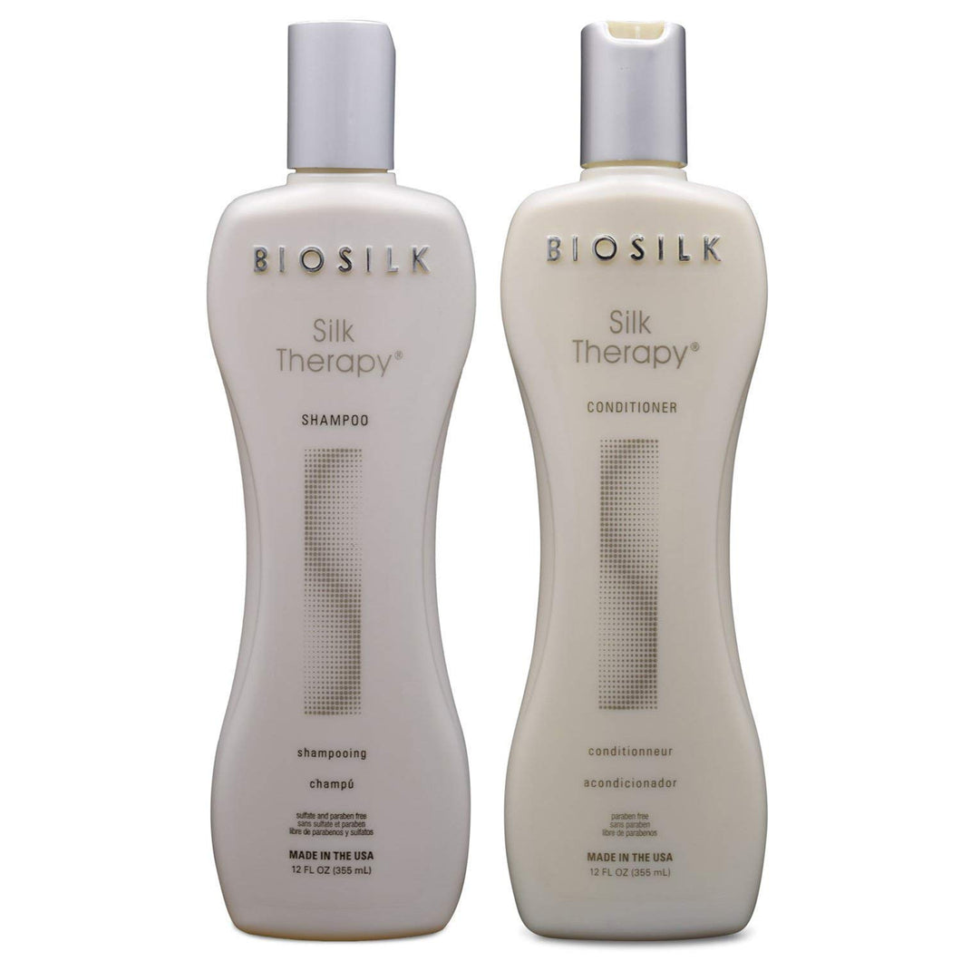 Biosilk Silk Therapy Shampoo 355ml Conditioner 355 ml