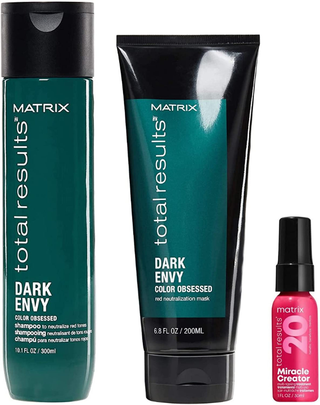 Matrix Total Results Dark Envy Shampoo 300ml Conditioner 300ml Creator 30 ml