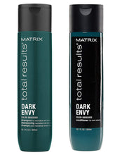 Lade das Bild in den Galerie-Viewer, Matrix Total Results Dark Envy Shampoo 300ml + Conditioner 300ml

