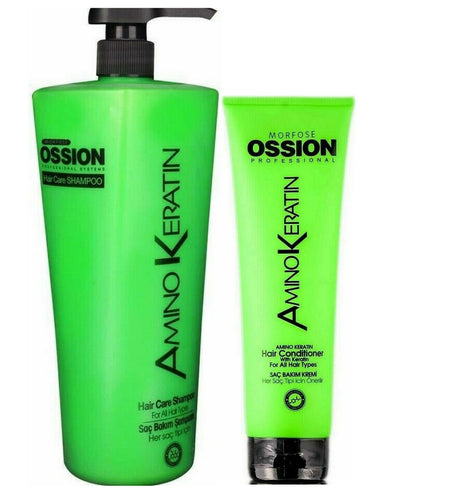 Morfose Ossion  Amino Keratin Shampoo 800ml  Conditioner 300ml