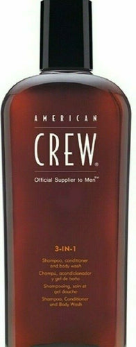 American Crew Classic 3 in 1 Shampoo, Body Wash und Conditioner 2x(100 ml)