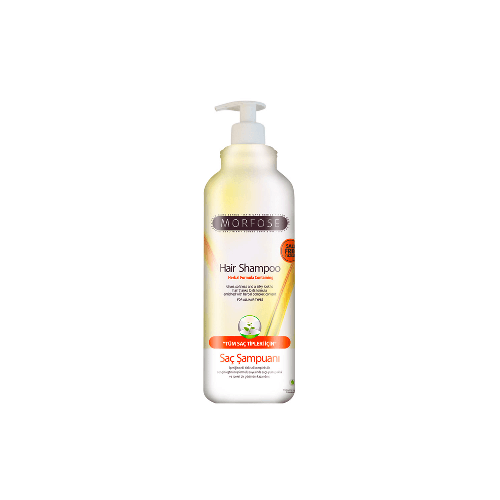 Morfose Natürliches Shampoo ohne Salz 1000 ml mit Pumpe
