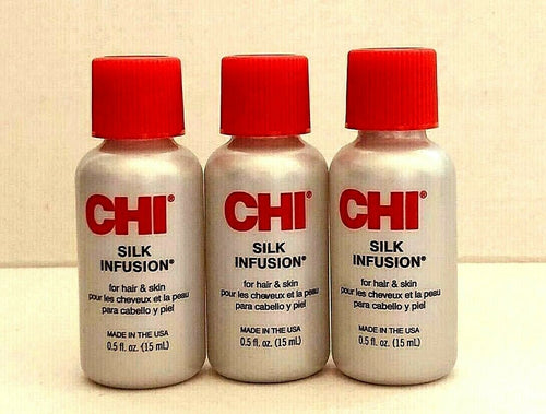 CHI Infra Silk Infusion Seidenfluid 3x15 ml Haarseide Kur Seide Haartherapie