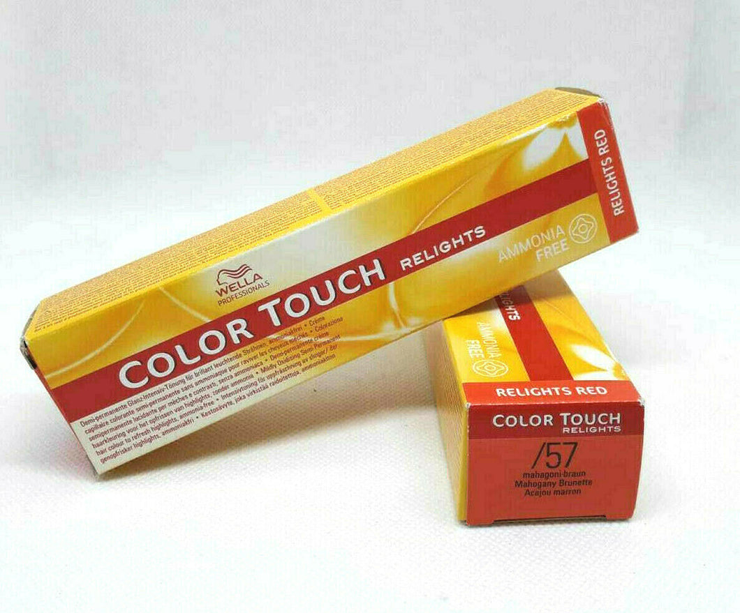 Wella Color Touch Relights  red /57 mahagoni-braun 2x 60 ml